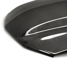 Load image into Gallery viewer, Anderson Composites 2013-2014 Ford Mustang Type-CJ Carbon Fiber Cowl Hood