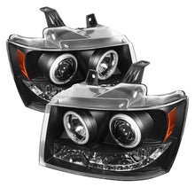 Load image into Gallery viewer, Spyder Chevy Suburban 1500/2500 07-14 Projector Headlights CCFL Halo LED Black PRO-YD-CSUB07-CCFL-BK