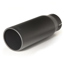 Load image into Gallery viewer, Banks Power Tailpipe Tip Kit - SS Round Straight Cut - Black - 3.5in Tube - 4.38in X 12in