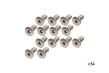 Load image into Gallery viewer, Kentrol 97-06 Jeep Wrangler Windshield Bolts 14 Pack Stainless