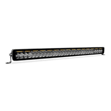 Load image into Gallery viewer, Go Rhino Xplor Blackout Combo Series Dbl Row LED Light Bar w/Amber (Side/Track Mount) 32in. - Blk