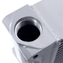 Load image into Gallery viewer, Mishimoto Heavy-Duty Oil Cooler - 17in. Same-Side Outlets - Silver