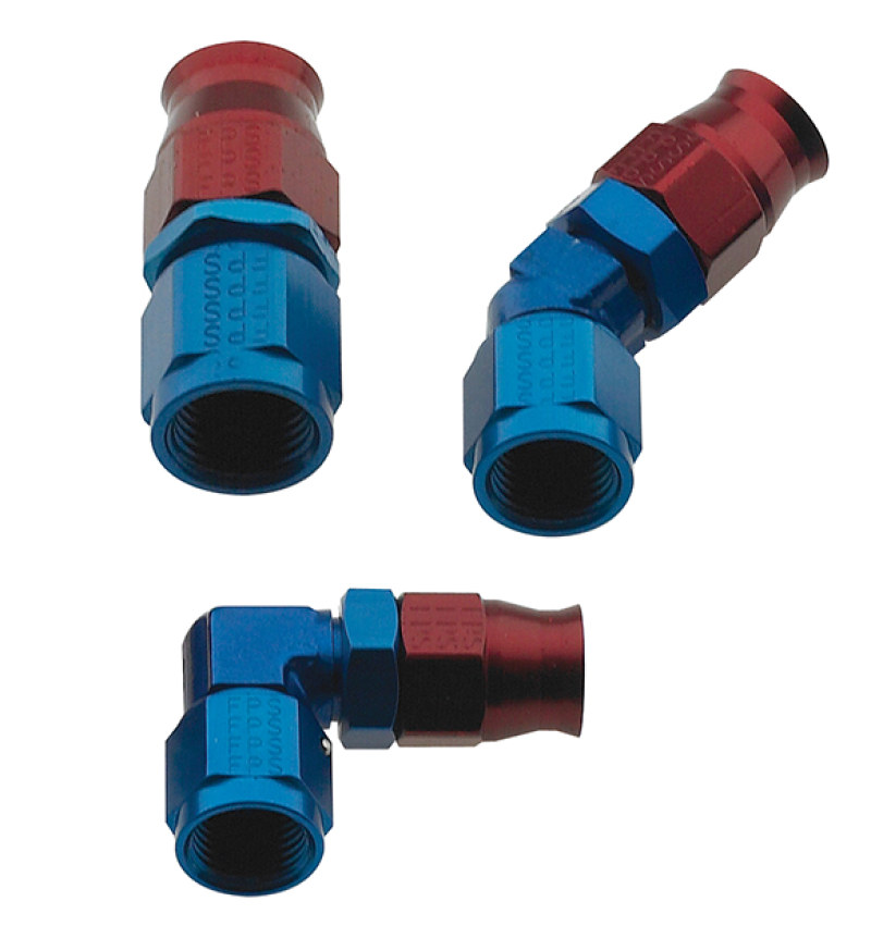 Fragola -6AN 90 Degree Hose End - Alum