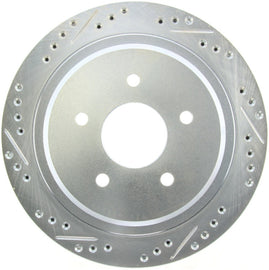 StopTech Select Sport Drilled & Slotted Rotor - Rear Right