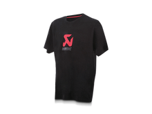 Load image into Gallery viewer, Akrapovic Mens Logo Black T-Shirt - Large