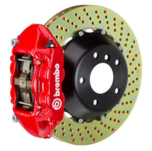 Load image into Gallery viewer, Brembo 14+ Ghibli S/Ghibli S-Q4 Rear GT BBK 4 Piston Cast 380x28 2pc Rotor Drilled-Red