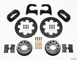 Wilwood Forged Dynalite Rear Drag Kit Drilled Rotor M-W/Lamb Ends .690in Studs