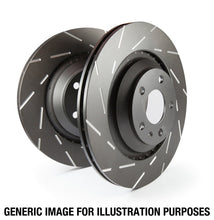 Load image into Gallery viewer, EBC 13-14 Ford Mustang 3.7 (A/T+Performance Pkg) USR Slotted Front Rotors