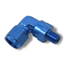 Load image into Gallery viewer, Russell Performance -12 AN 90 Degree Female to Male 1/2in Swivel NPT Fitting