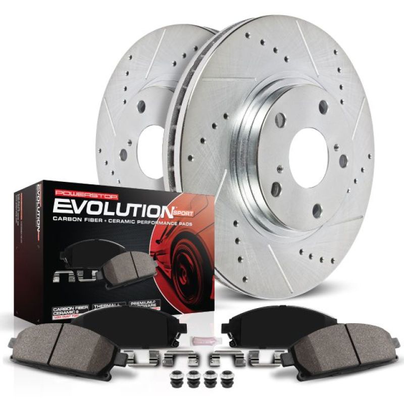 Power Stop 07-09 Chrysler Aspen Rear Z23 Evolution Sport Brake Kit