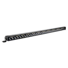 Load image into Gallery viewer, Go Rhino Xplor Blackout Combo Series Sgl Row LED Light Bar w/Amber (Side/Track Mount) 31.5in. - Blk