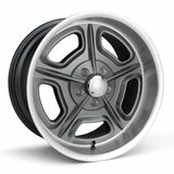 Race Star 32 Mirage 17x6 5x4.75bc 3.50bs Metallic Gray w/ Machined Lip Wheel