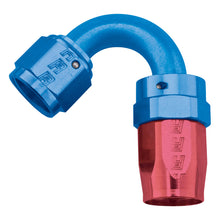 Load image into Gallery viewer, Russell Performance -16 AN Red/Blue 120 Degree Full Flow Swivel Hose End (With 1-1/2in Radius)