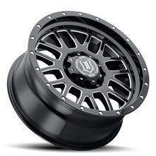 Load image into Gallery viewer, ICON Alpha 20x9 6x135 16mm Offset 5.625in BS Gloss Black Milled Spokes Wheel