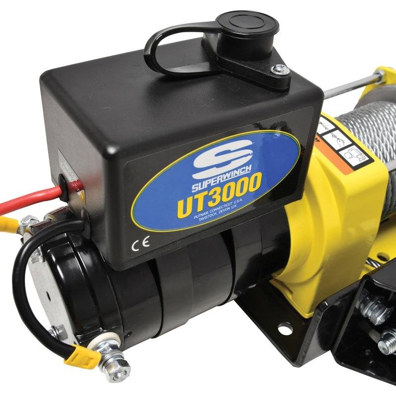 Superwinch 3000 LBS 12V DC 3/16in x 40ft Steel Rope UT3000 Winch