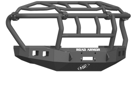 Road Armor 17-20 Ford F-250 Stealth Front Winch Bumper w/Intimidator Guard - Tex Blk