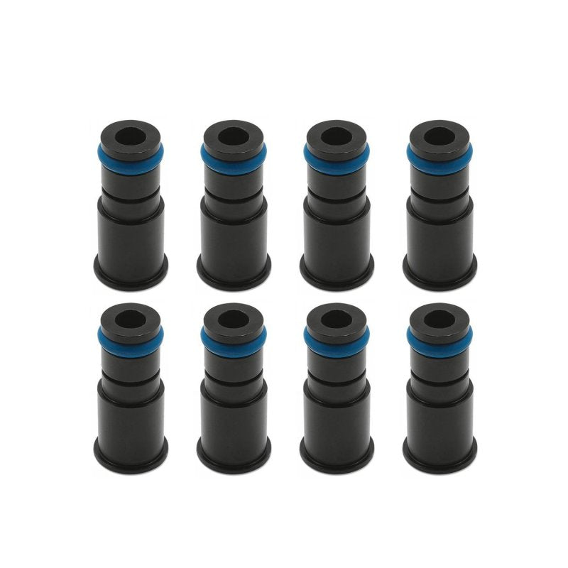 BLOX Racing 14mm Adapter Top (1in) w/Viton O-Ring & Retaining Clip (Set of 8)