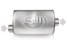 Load image into Gallery viewer, Stainless Works 2.5in ID OFFSET INLET/ 2.5in OD CENTER OUTLET 5inX9in