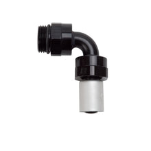 Load image into Gallery viewer, Russell Performance -8 SAE Port Male to -8 AN Hose 90 Degree Crimp On Hose End - Black Anodized