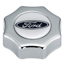 Load image into Gallery viewer, Ford Racing Ford Oval Logo Screw In Type Oil Fill Cap - Chrome Finish