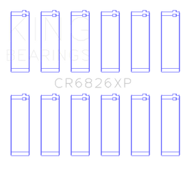 King For GM / Holden 3.6L LF4 / LFX / LGX (Size STD) Performance Rod Bearing Set