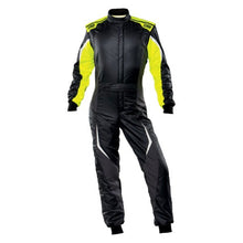 Load image into Gallery viewer, OMP Tecnica Evo Overall My21 Black/Yellow - Size 54 (Fia 8856-2018)