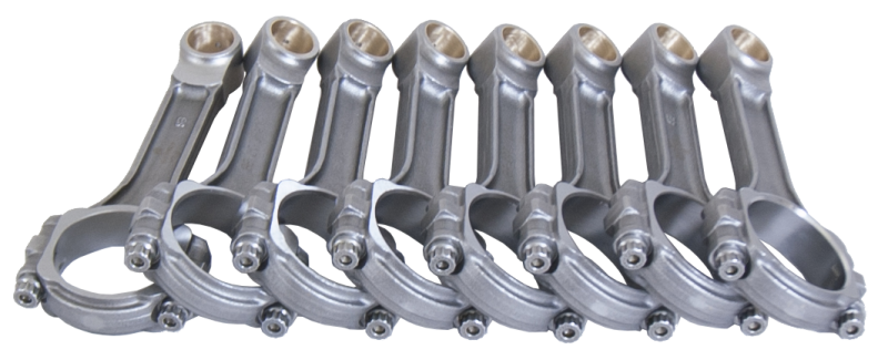 Eagle Chevrolet Small Block 5140 I-Beam Connecting Rod 6.250in w/ 3/8in ARP 8740 (Set of 8)