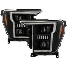 Load image into Gallery viewer, Spyder Signature 20-21 Ford F150(Halogen Model) Proj. Headlights - Black(PRO-YD-FF15021HALSI-SEQ-BK)