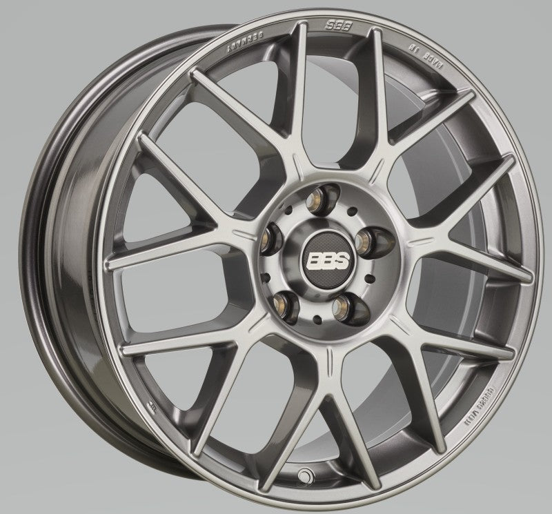 BBS XR 19x8.5 5x108 ET43 Platinum Gloss Wheel -70mm PFS/Clip Required