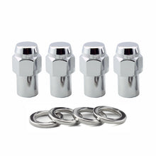 Load image into Gallery viewer, McGard Hex Lug Nut (Reg. Shank - .746in.) M12X1.5 / 13/16 Hex / 1.65in. Length (4-Pack) - Chrome