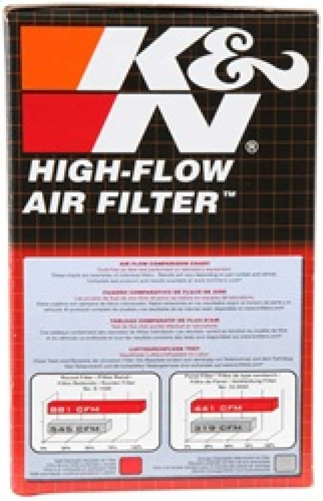 K&N Universal Clamp-On Air Filter 2-1/16in FLG / 3-1/2 OD / 4in H