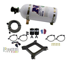 Load image into Gallery viewer, Nitrous Express 4150 Assassin Plate Pro Power Nitrous Kit (100-500HP) w/10lb Bottle