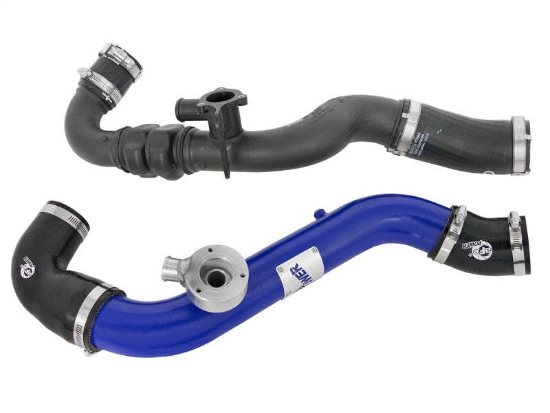 aFe Bladerunner Intercoolers Tube - Blue Hot/Cold Side 15-16 Ford Mustang EcoBoost L4-2.3L (t)