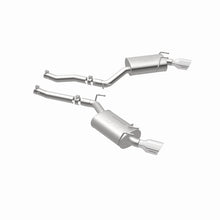 Load image into Gallery viewer, MagnaFlow Axle-Back Stainless Dual Split 4in Polished Tips 10-15 Chevrolet Camaro Convert. 3.6L V6