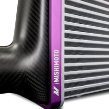 Load image into Gallery viewer, Mishimoto Universal Carbon Fiber Intercooler - Matte Tanks - 450mm Gold Core - S-Flow - GR V-Band