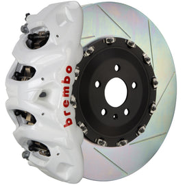 Brembo 15-19 Golf R Front GT BBK 6 Piston Cast 380x34 2pc Rotor Slotted Type1-White