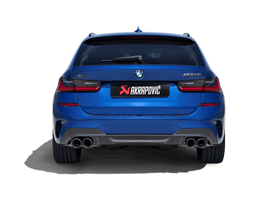 Akrapovic 20-22 BMW M340i (G20, G21) Slip-On Line (Titanium) (Requires BMW Part #18308686640)