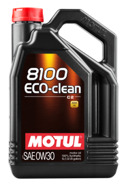 Motul 5L Synthetic Engine Oil 8100 0W30 4x5L ECO-CLEAN  ACEA C2 API SM ST.JLR 03.5007