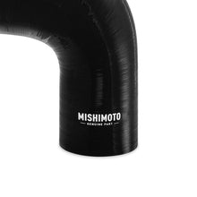 Load image into Gallery viewer, Mishimoto Silicone Reducer Coupler 90 Degree 2.25in to 2.5in - Black