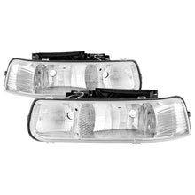 Load image into Gallery viewer, Xtune Chevy TahOE 00-06 Amber Crystal Headlights Chrome HD-JH-CSIL99-C