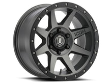 Load image into Gallery viewer, ICON Rebound 18x9 6x135 6mm Offset 5.25in BS 87.1mm Bore Titanium Wheel