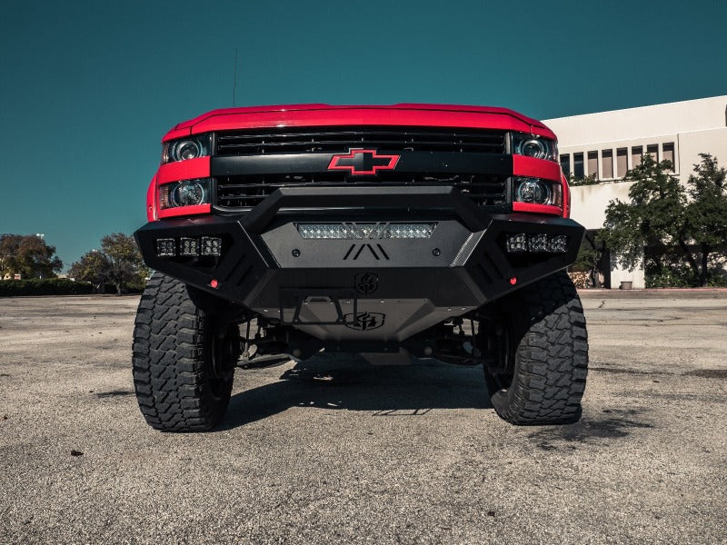 Road Armor 15-19 Chevy 2500 SPARTAN Front Bumper - Tex Blk