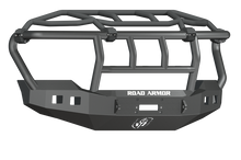 Load image into Gallery viewer, Road Armor 11-16 Ford F-250 Stealth Front Winch Bumper w/Intimidator Guard - Tex Blk