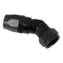 Load image into Gallery viewer, Fragola -8AN x 45 Degree Low Profile Forged Hose End - Black