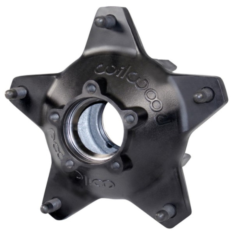 Wilwood Hub-Starlite 55 Rear - Standard Offset 5/8 C Studs-Drilled-Black-Less Races