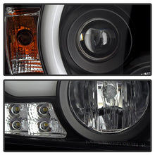 Load image into Gallery viewer, Spyder GMC Sierra 14-16 Projector Headlights Light Bar DRL Black PRO-YD-GS14-LBDRL-BK