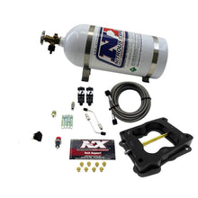 Load image into Gallery viewer, Nitrous Express Q-Jet/Holley Spread Bore Hitman Nitrous Kit (100-150-200HP) w/10lb Bottle