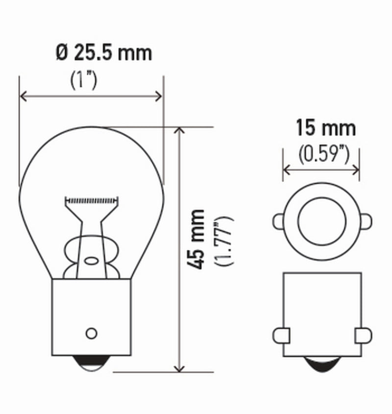 Hella Bulb 1141 12V 18W Ba15S S8 (2)