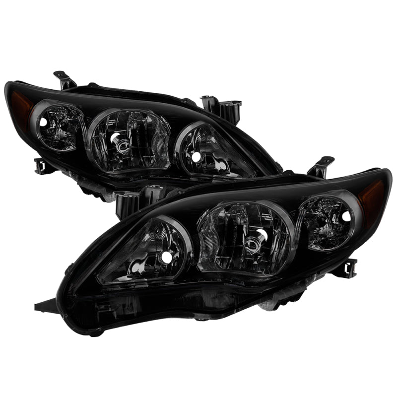 xTune Toyota Corolla 11-13 S XRS OE Style Headlights - Black Smoke HD-JH-TCO11-AM-BSM