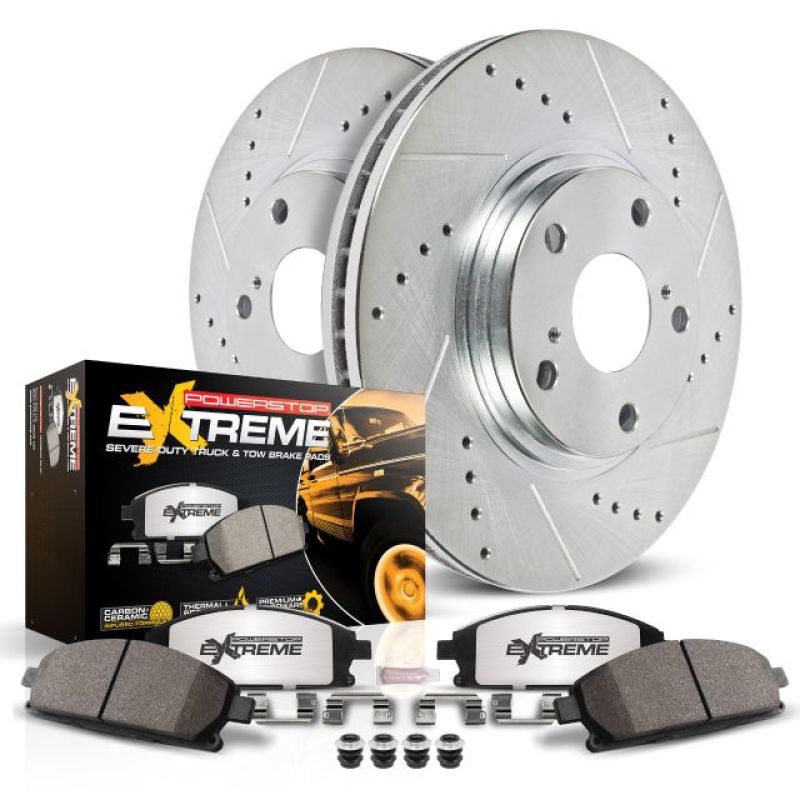 Power Stop 02-06 Cadillac Escalade Rear Z36 Truck & Tow Brake Kit